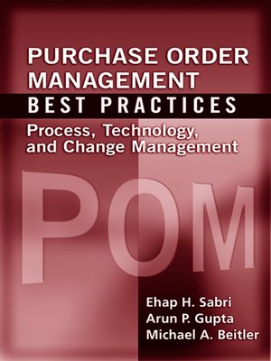 cover image of Purchase Order Management Best Practices